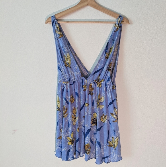 Urban Outfitters Isla Plunging Babydoll Tank Top - Picture 5 of 7